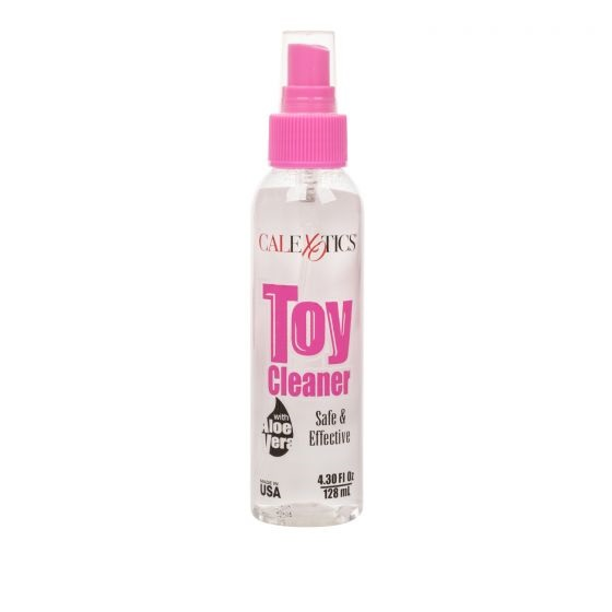 Anti-Bacterial Toy Cleaner with Aloe Vera 4.3 oz Clear Bottle with Pink Spray Nozzle Default Title Toy Cleaners