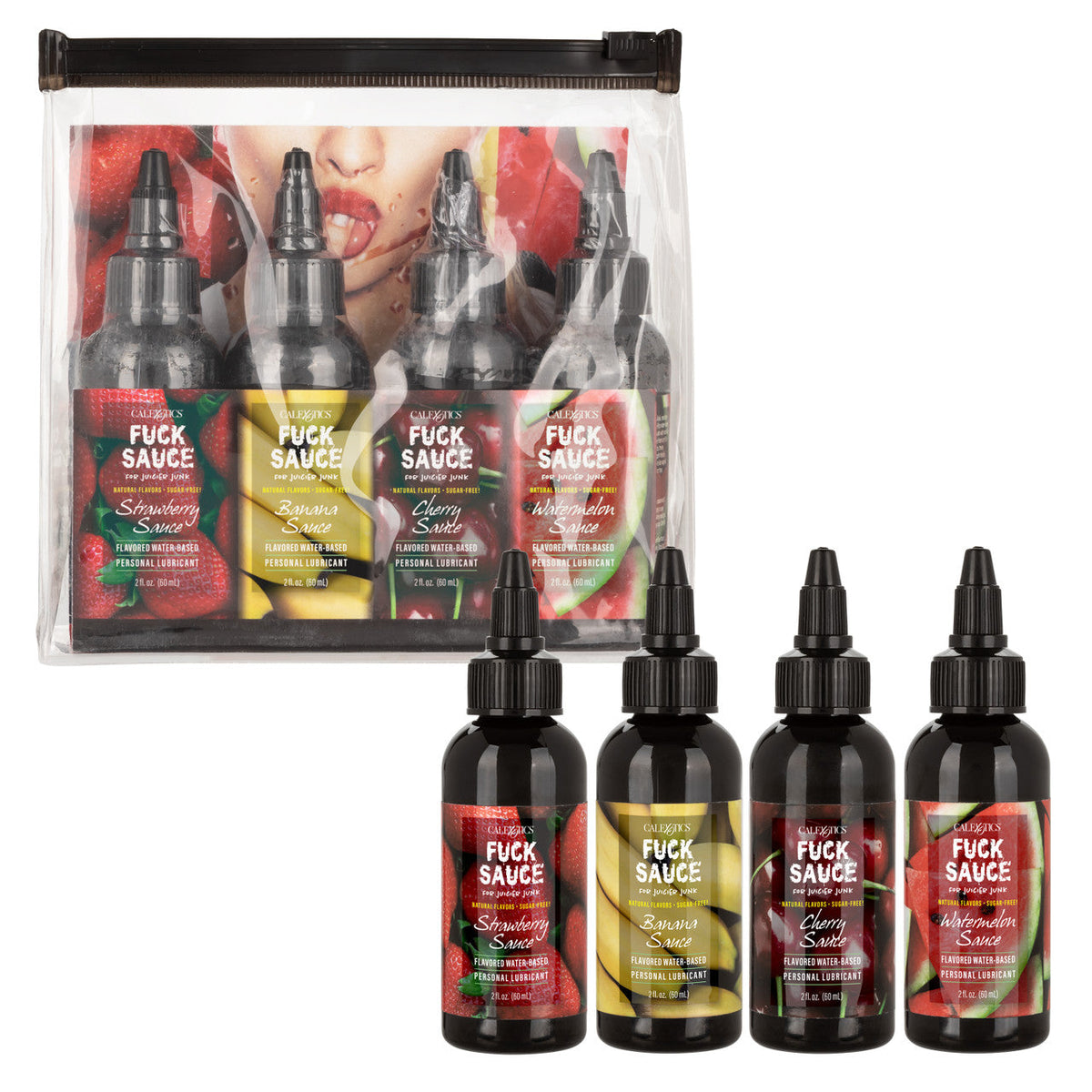 Fuck Sauce Flavored Water-Based Personal Lubricant Variety Pack 2oz > Lube > Speciality Exempt