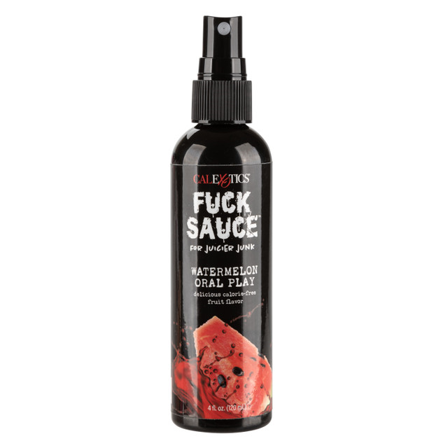 Fuck Sauce Watermelon Oral Play Spray 4 fl. oz CalExotics Water-Based Edible Flavor Secondary image