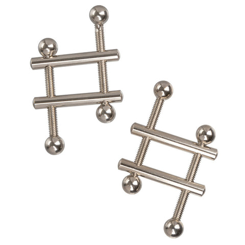 Nipple Grips Crossbar Nipple Vices Silver Nipple Clamps