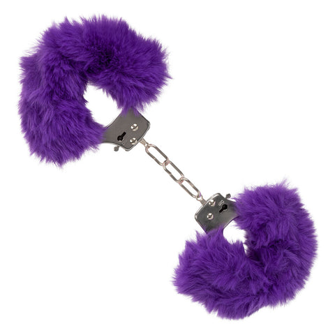 Ultra Fluffy Purple Furry Handcuffs For Couples Play Default Title > Bondage Gear > Restraints