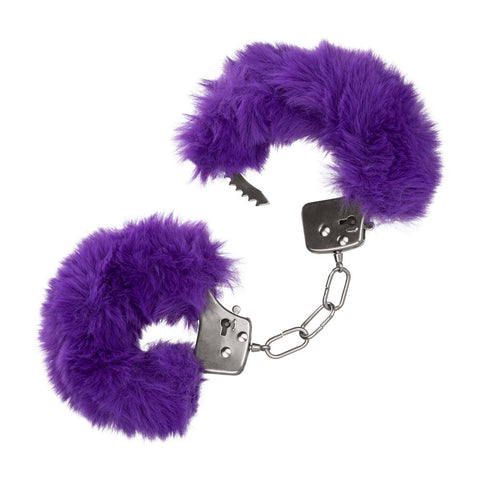 Ultra Fluffy Purple Furry Handcuffs For Couples Play > Bondage Gear > Restraints