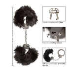 Ultra Fluffy Furry Cuffs - Black