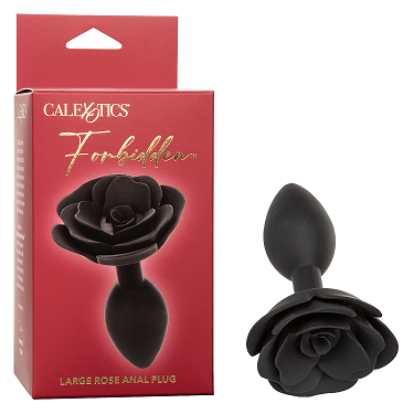 Forbidden Large Rose Anal Plug 4 Inch – Body-Safe Silicone Large Butt Plug Default Title > Anal Range > Butt Plugs