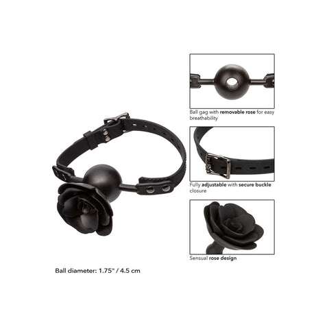 CalExotics Forbidden Removable Rose Gag > Bondage Gear > Gags and Bits