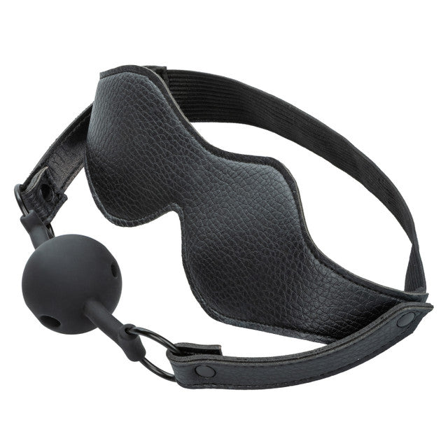 Nocturnal Collection Eye Mask and Breathable Ball Gag – Comfortable Sensory Restraint Set Secondary image