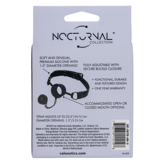 Nocturnal Collection Stopper Gag – Versatile Restraint Play Gag > Bondage Gear > Gags and Bits