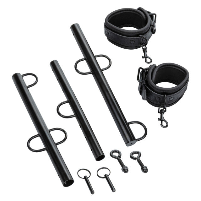 Nocturnal Collection Spreader Bar with Cuffs – Adjustable Bondage Accessory > Bondage Gear > Restraints Main image