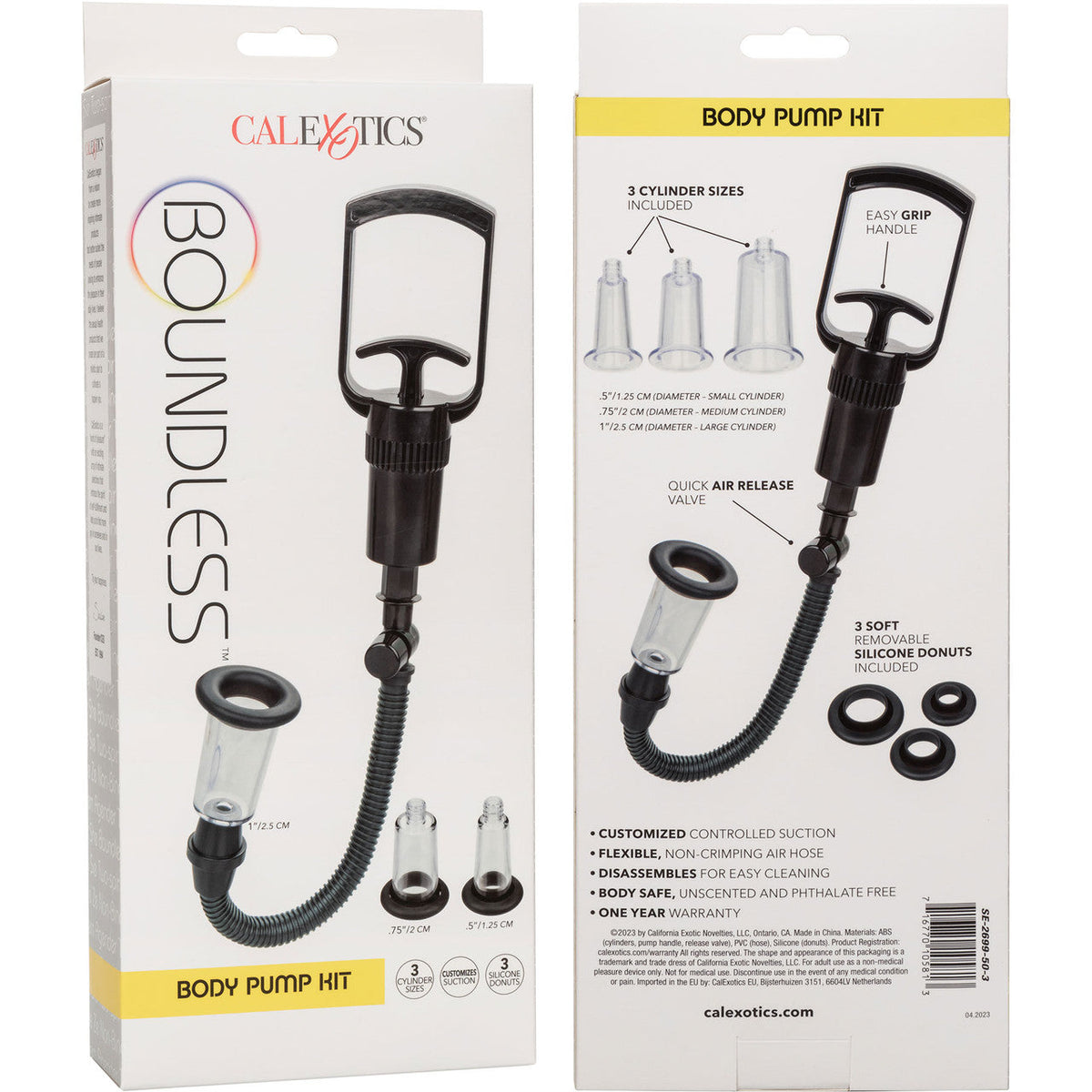 Boundless Body Pump Kit – Customizable Suction Body Pump Set > Pumps > Female Pumps