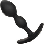 Boundless 2X Teardrop Plug Black Flexible Silicone 2 Bulb Size > Anal Range > Butt Plugs