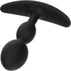 Boundless 2X Teardrop Plug Black Flexible Silicone 2 Bulb Size > Anal Range > Butt Plugs