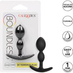 Boundless 2X Teardrop Plug Black Flexible Silicone 2 Bulb Size > Anal Range > Butt Plugs