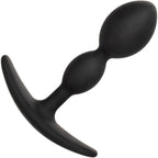 Boundless 2X Teardrop Plug Black Flexible Silicone 2 Bulb Size > Anal Range > Butt Plugs