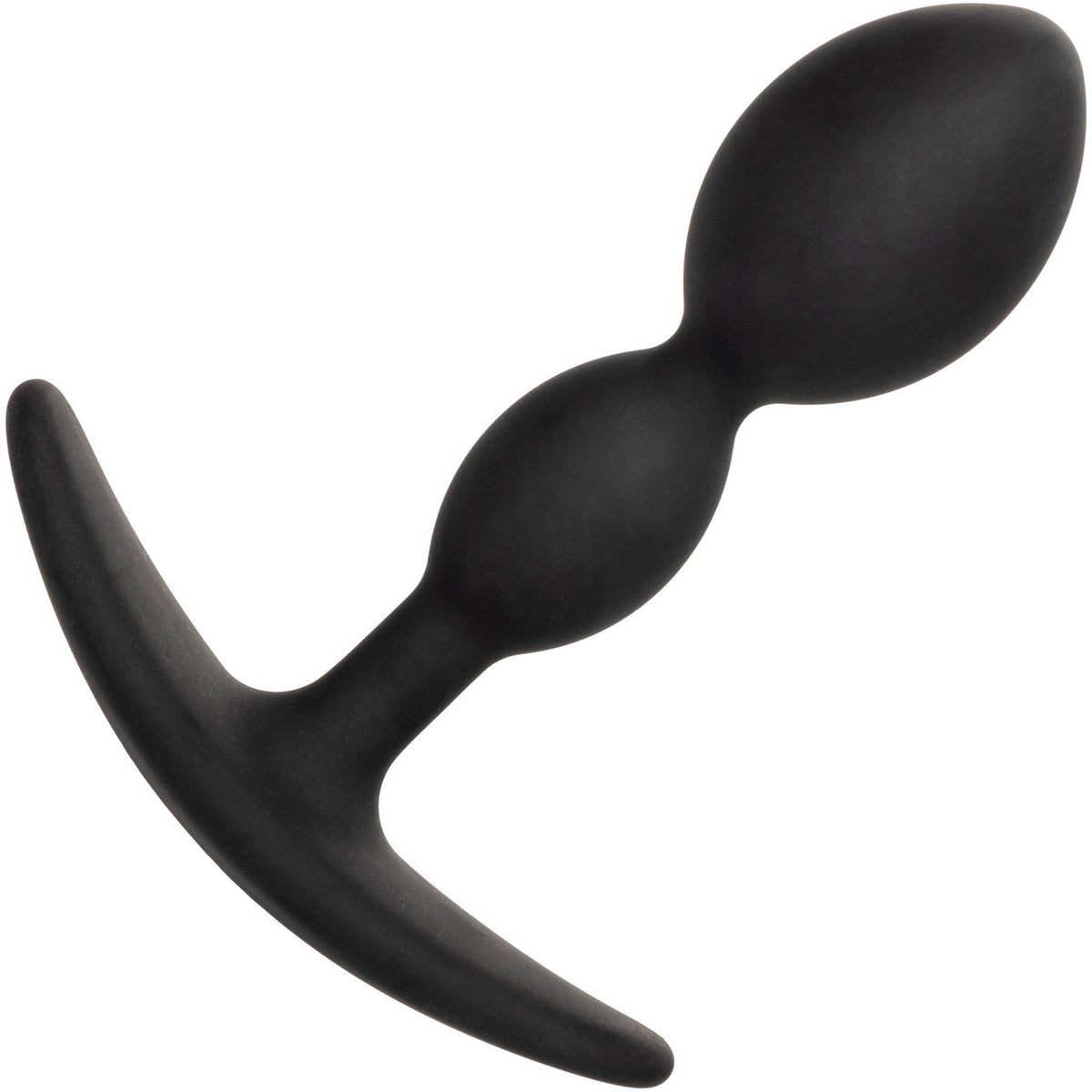 Boundless 2X Teardrop Plug Black Flexible Silicone 2 Bulb Size > Anal Range > Butt Plugs