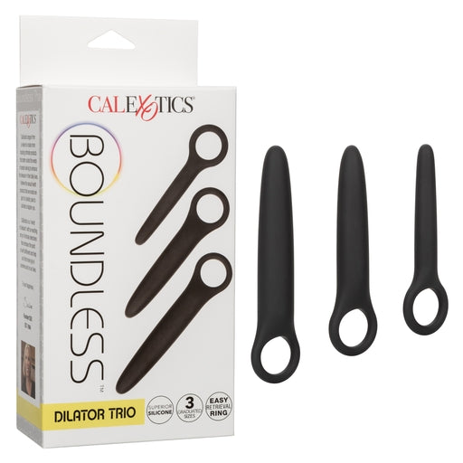 Boundless Dilator Trio Black Silicone Set with Three Graduated Sizes and Easy Finger Loop Default Title Dilators