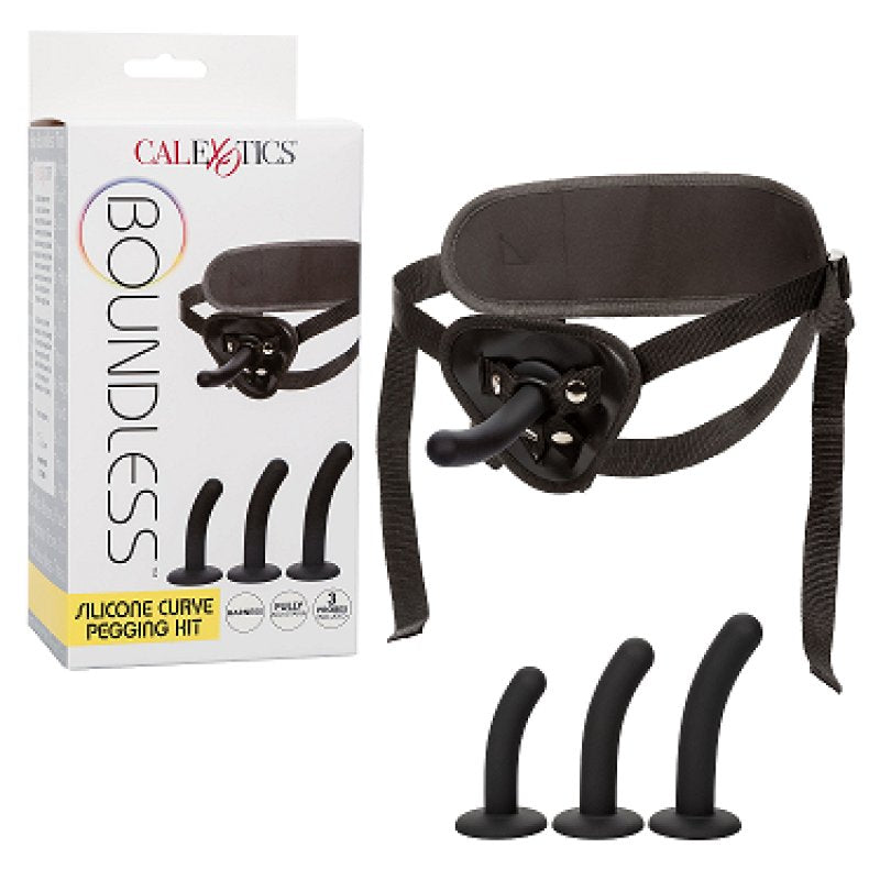 Boundless Silicone Curve Pegging Kit – Silicone Pegging Kit Default Title > Dildos > Strap On Dildos
