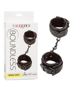 Boundless Ankle Cuffs – Luxury Faux Leather Restraint Cuffs Black > Bondage Gear > Restraints
