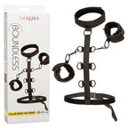 Boundless Collar Body Restraint – Adjustable Body Restraint Black Black > Bondage Gear > Restraints