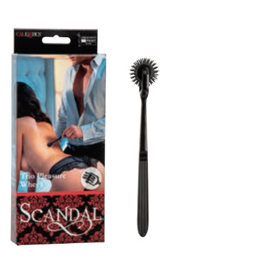 Scandal Trio Pleasure Wheel with Three 22-Point Wheels in Black Nickel-Free Alloy Default Title Medical Themed