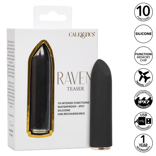 Raven Teaser – Compact Mini Massager with 10 Intense Functions Vibrator > Vibrators > Mini Vibrators
