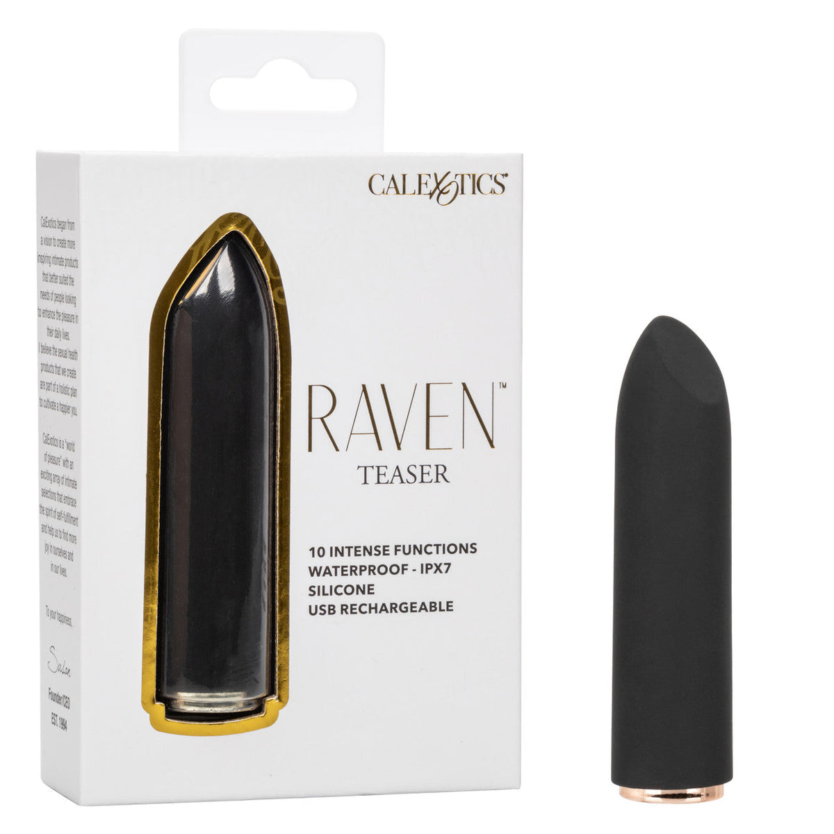 Raven Teaser – Compact Mini Massager with 10 Intense Functions Vibrator > Vibrators > Mini Vibrators