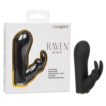 Raven Bunny – Compact Mini Dual Massager Vibrator Default Title > Vibrators > Ladies > Rabbit