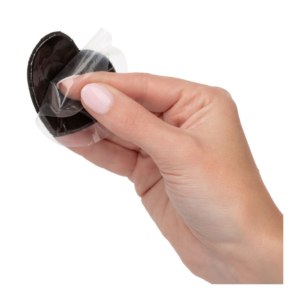 Radiance Black Heart Pasties Adhesive Nipple Covers Set Pasties