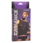 Radiance™ Black Sheer Mesh Muscle Tank Top with Iridescent Rhinestones Default Title > Clothes > Mens Apparel