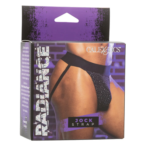Radiance Jock Strap Black Iridescent Rhinestone Mesh Medium Default Title Jockstraps