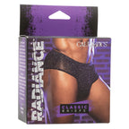 Radiance Classic Briefs Black Sheer Mesh with Iridescent Rhinestones Medium Default Title > Clothes > Mens Briefs