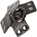 Euphoria Collection Black PU Coated Silicone O-Ring Pasties with Rivet Accents 3 Inch > Clothes > Pasties