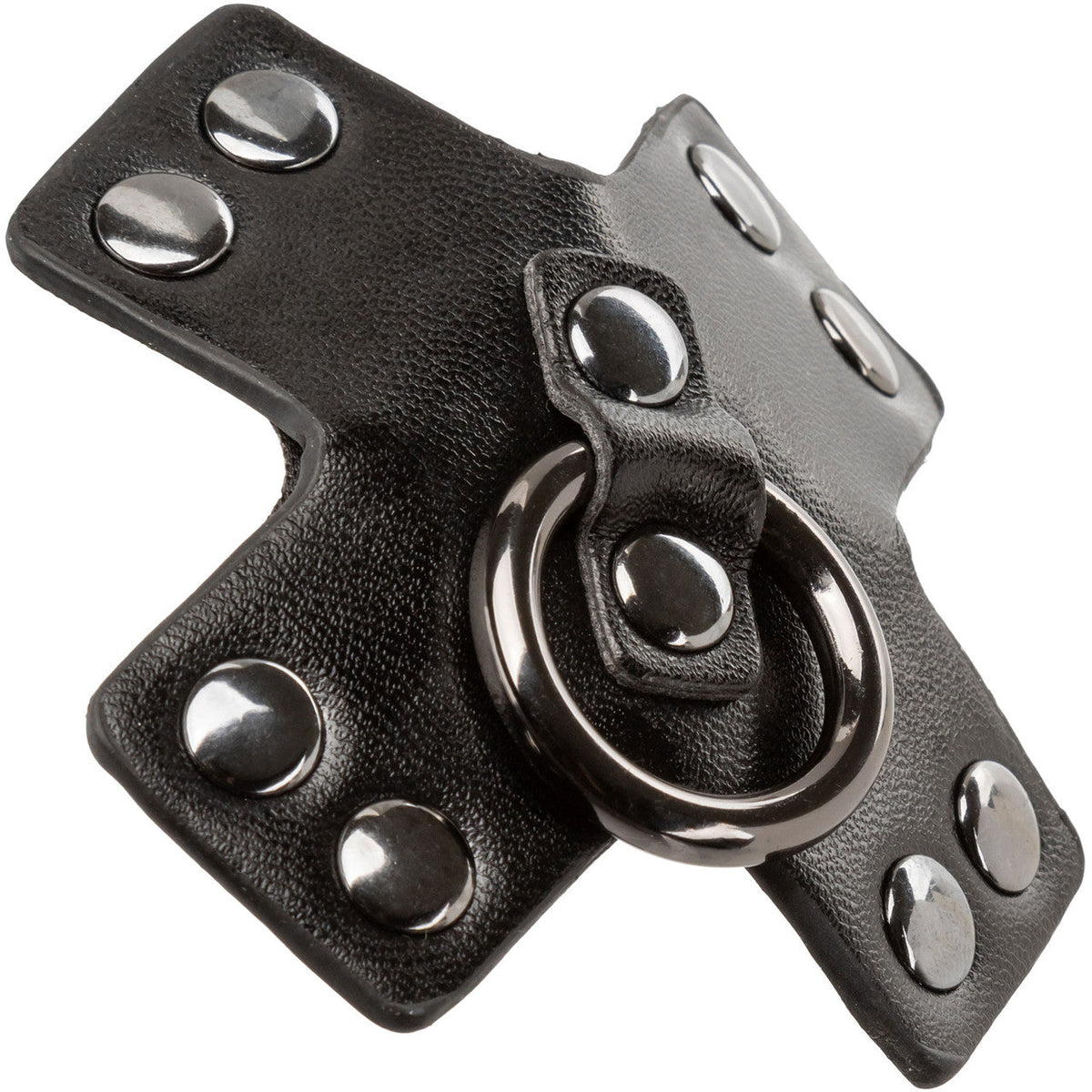 Euphoria Collection Black PU Coated Silicone O-Ring Pasties with Rivet Accents 3 Inch > Clothes > Pasties