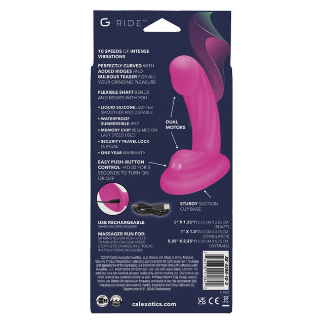 G-Ride Easy Ride Vibrator - Sleek Probe with Dual Motors and 10 Speeds > Vibrators > Vibrating Pads