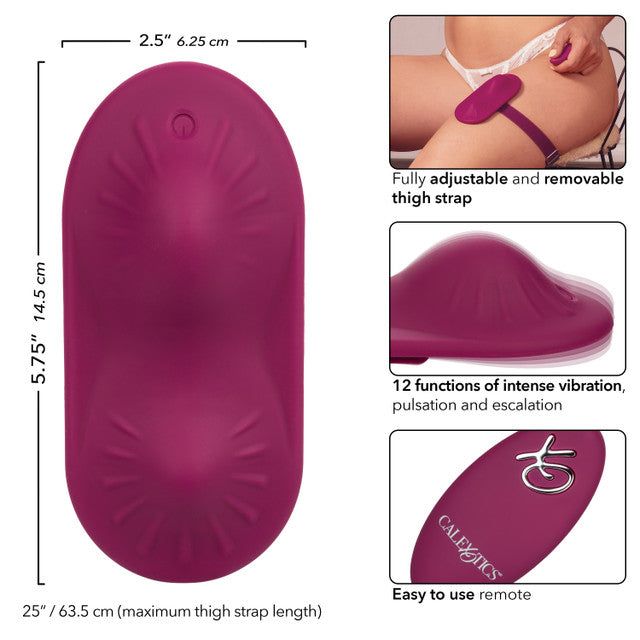 CalExotics Dual Rider Remote Control Grinder Vibrating Vibrator Rider Pad