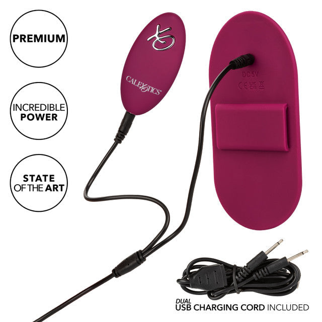 CalExotics Dual Rider Remote Control Grinder Vibrating Vibrator Rider Pad