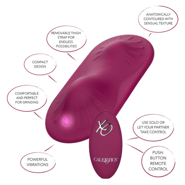 CalExotics Dual Rider Remote Control Grinder Vibrating Vibrator Rider Pad