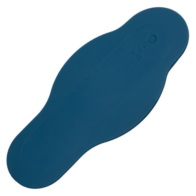 CalExotics Dual Rider Remote Control Bump and Grind Waterproof Silicone Massager with 12 Functions and Remote in Blue > Vibrators > Vibrating Pads