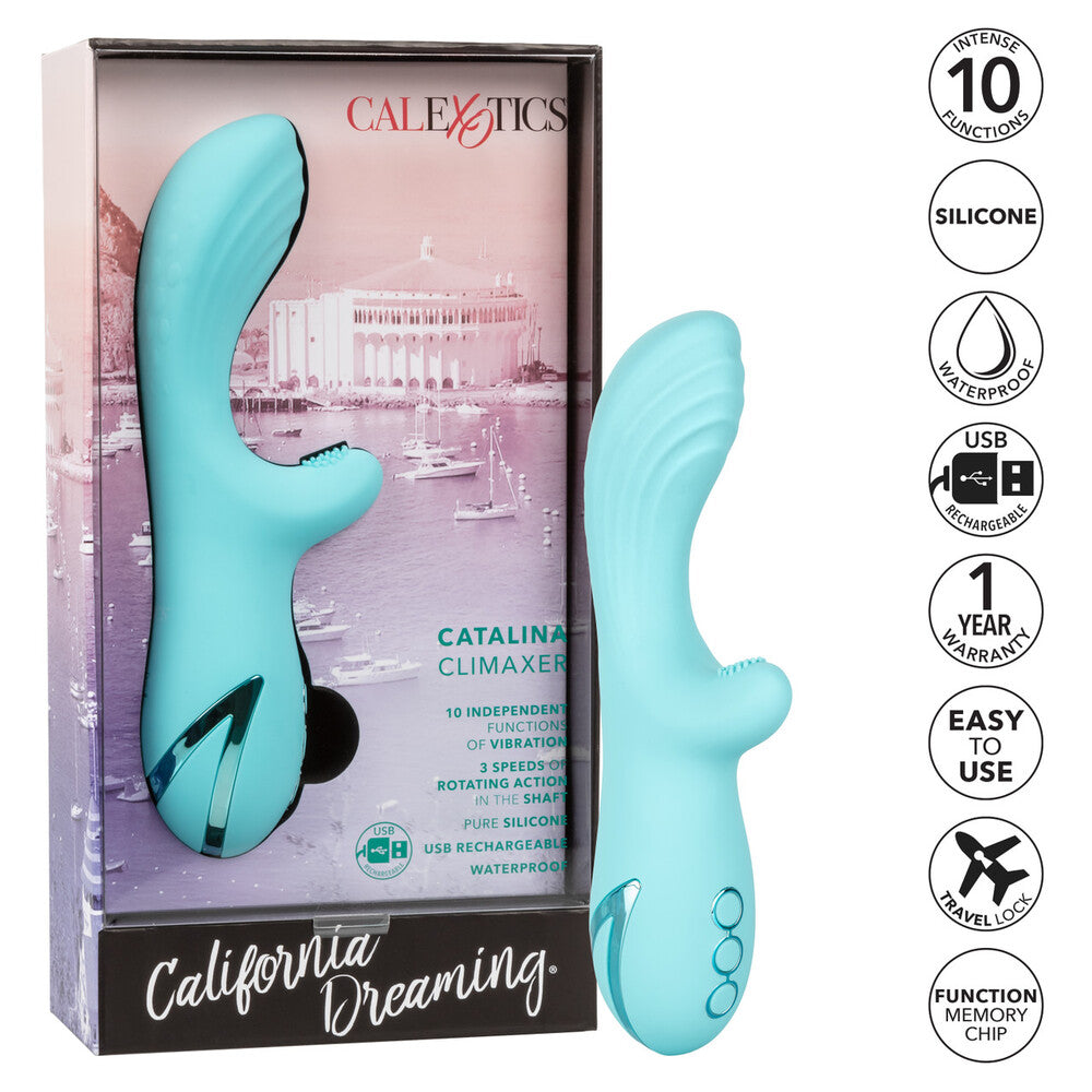 Catalina Climaxer 7 Inch USB Rechargeable Silicone Vibrator > Vibrators > Ladies > Rabbit