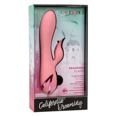 Pasadena Player Rechargeable 5 Inch Silicone Clit Vibrator Pink > Vibrators > Ladies > Rabbit