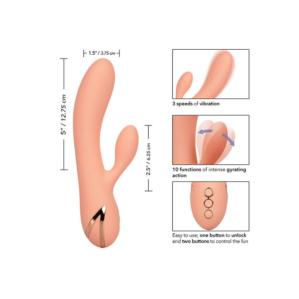 Monterey Magic Vibrator with Clitoral Stimulator – Sleek Vibrator > Vibrators > Ladies > Rabbit