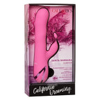 California Dreaming Santa Barbara Surfer Pink Silicone Massager = > Vibrators > Ladies > Rabbit