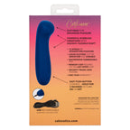 Cashmere Satin G Blue Liquid Silicone Massager With 10 Speeds Waterproof Rechargeable > Vibrators > Standard Vibrators