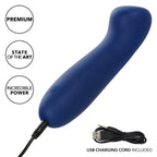Cashmere Satin G Blue Liquid Silicone Massager With 10 Speeds Waterproof Rechargeable > Vibrators > Standard Vibrators