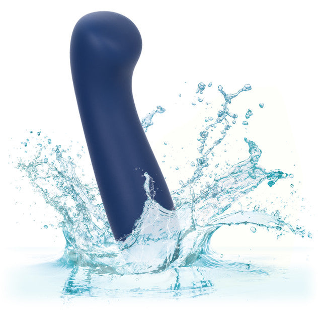Cashmere Satin G Blue Liquid Silicone Massager With 10 Speeds Waterproof Rechargeable > Vibrators > Standard Vibrators