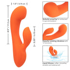 Calexotics Stella Liquid Silicone Dual G Massager Vibrator Pulsation Escalation