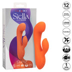 Calexotics Stella Liquid Silicone Dual G Massager Vibrator Pulsation Escalation