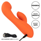 Calexotics Stella Liquid Silicone Dual G Massager Vibrator Pulsation Escalation