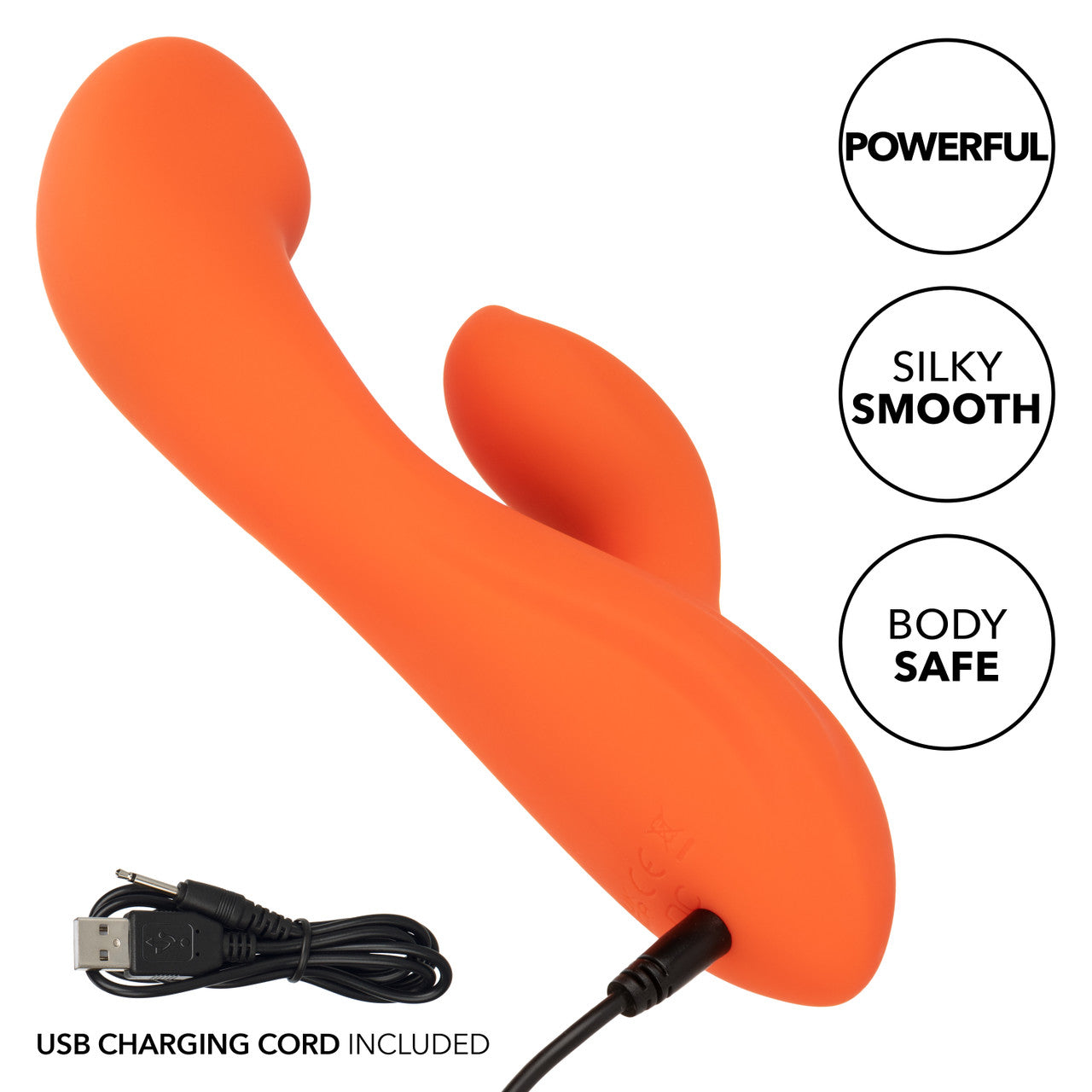 Calexotics Stella Liquid Silicone Dual G Massager Vibrator Pulsation Escalation