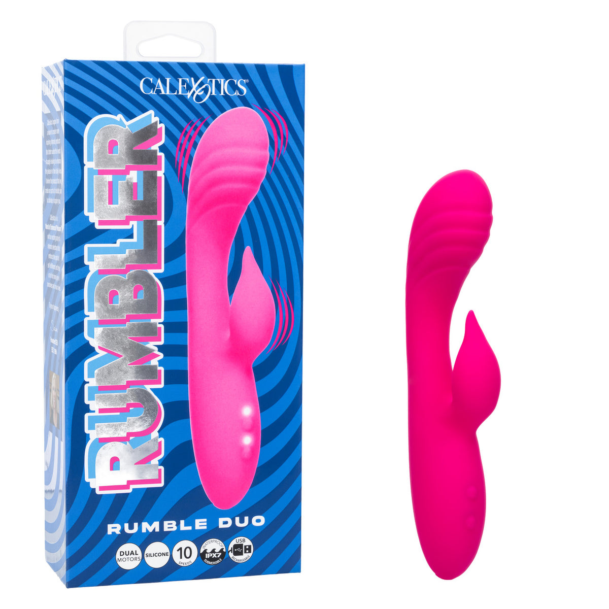 Rumbler Rumble Duo (Pink) – Dual Massager Vibrator > Sex Toys For Ladies > G-Spot Vibrators