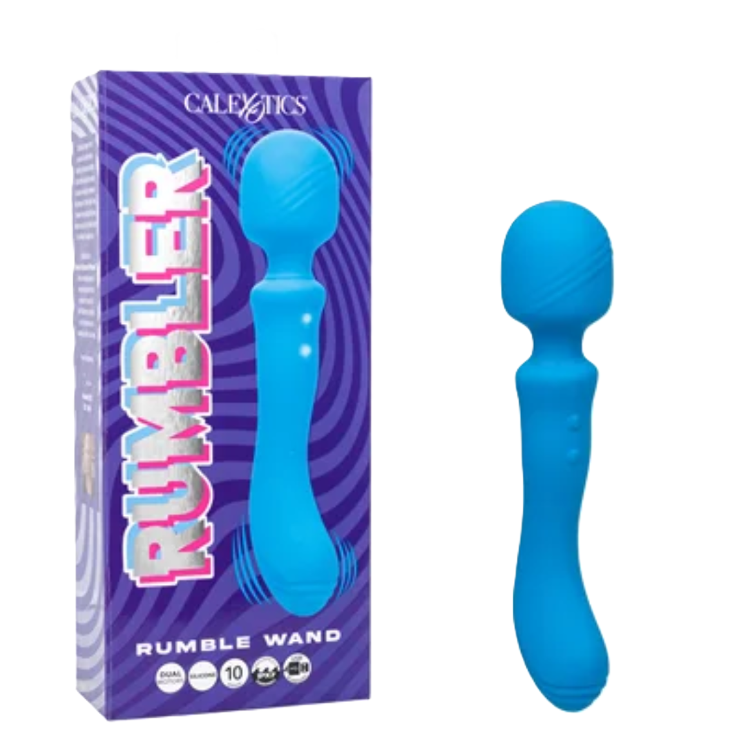 Rumbler Rumble Wand (Blue) – Dual-Ended Vibrator Default Title Vibrators - G Spot